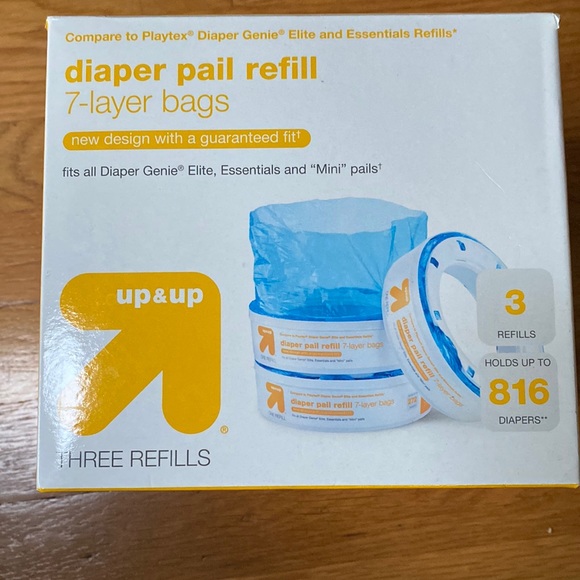 NWOT Up &  Up Diaper Pail Refill - (3) - Picture 2 of 11